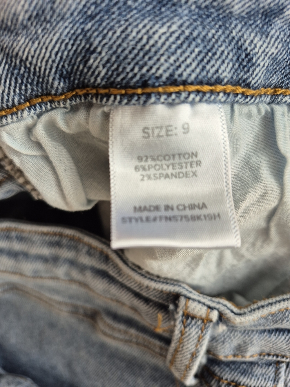 Fashion Nova Light Blue High-Rise Distressed Jean Shorts - Picture 5 of 5
